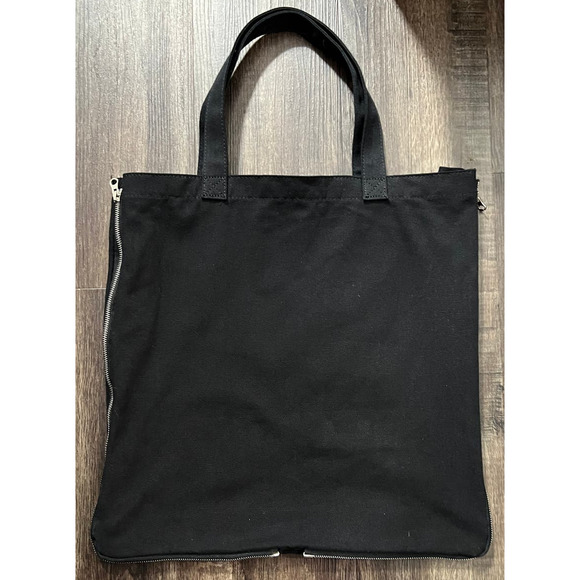 Most Wanted USA Black Cotton Canvas Love Is Love Tote Bag - Picture 2 of 5